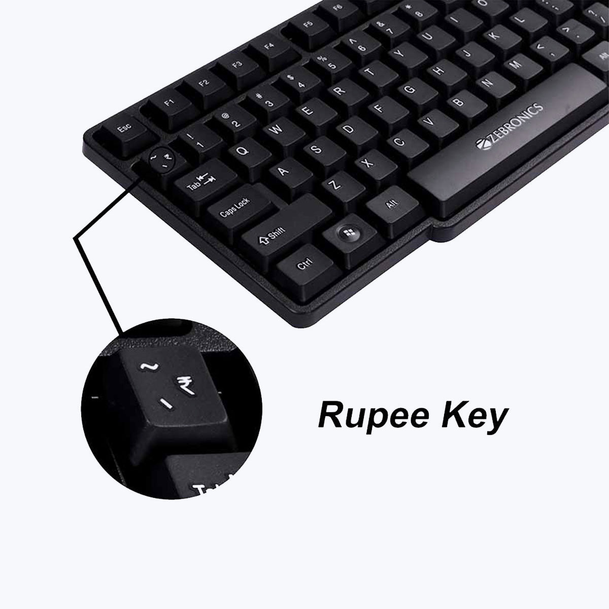 Zeb-Judwaa 750 - Keyboard and Mouse Combo - Zebronics