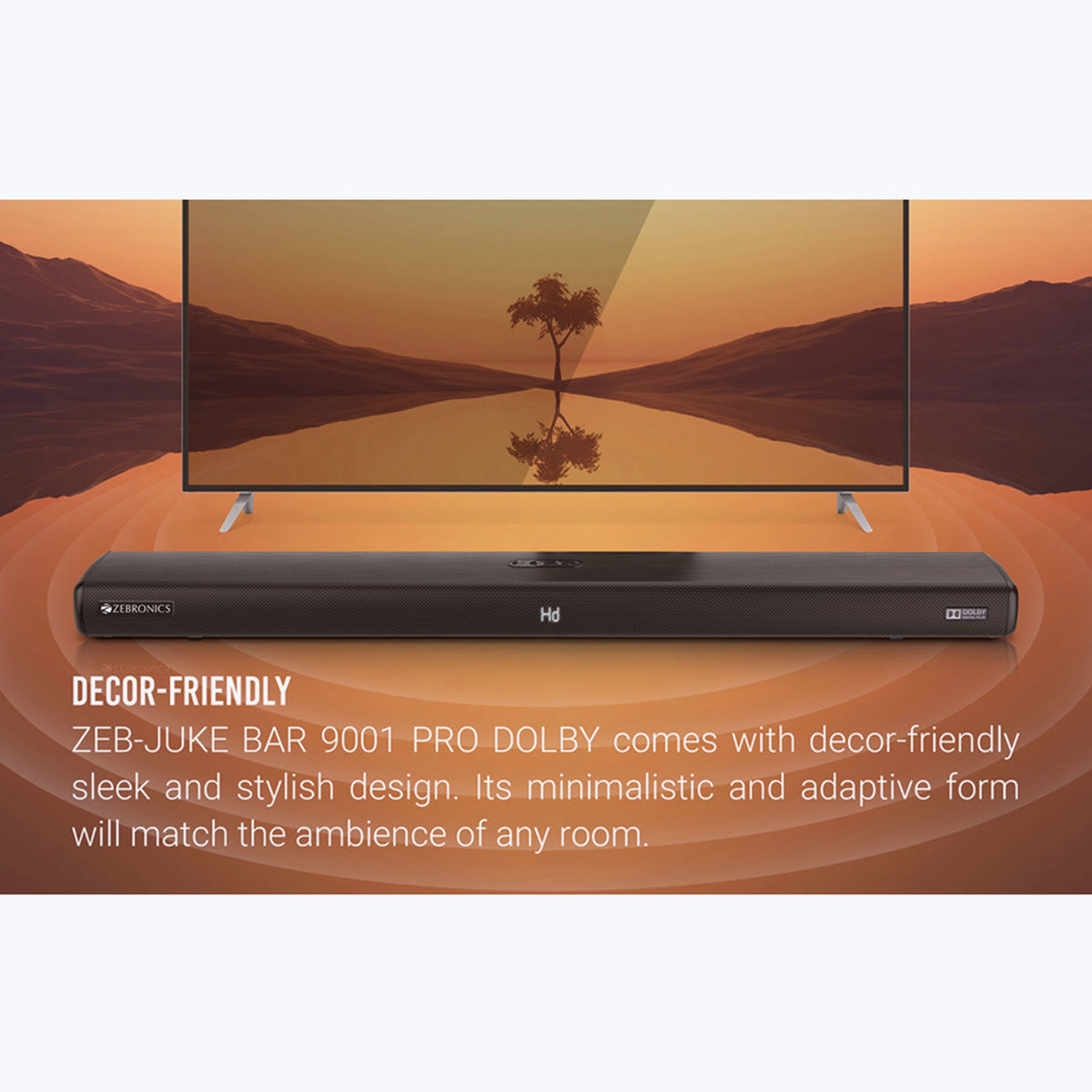 Zeb-Juke Bar 9001 Pro Dolby - Soundbar - Zebronics