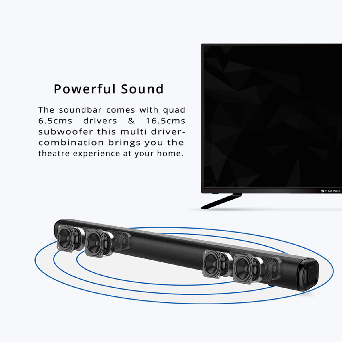 Zeb-Juke Bar 5000 Pro - Soundbar - Zebronics
