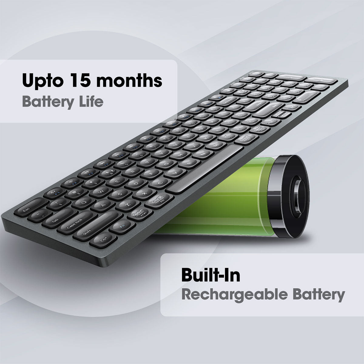 Zeb-K5001MW -  Wireless Keyboard - Zebronics