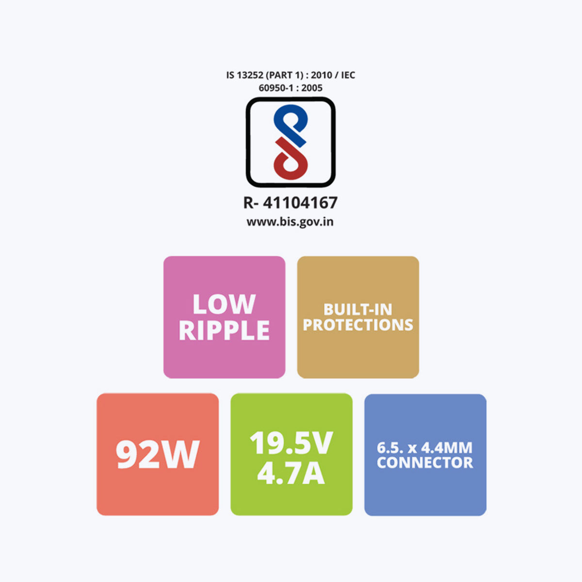 Zeb-LA654419592SN - Laptop AC adapter - Zebronics