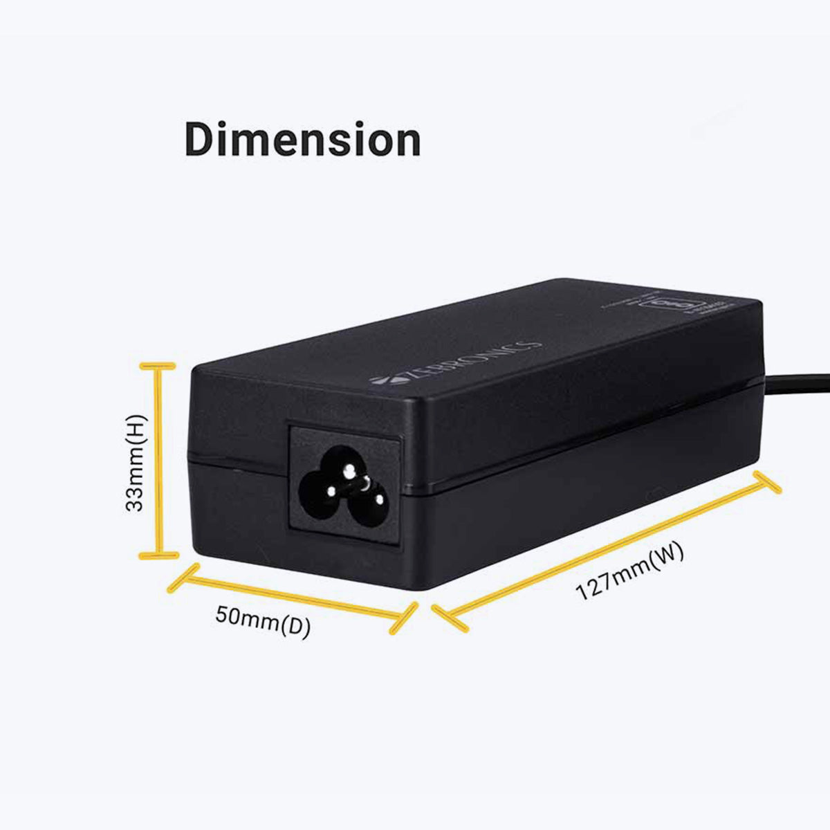 Zeb-LA745019090H - Laptop AC adapter - Zebronics