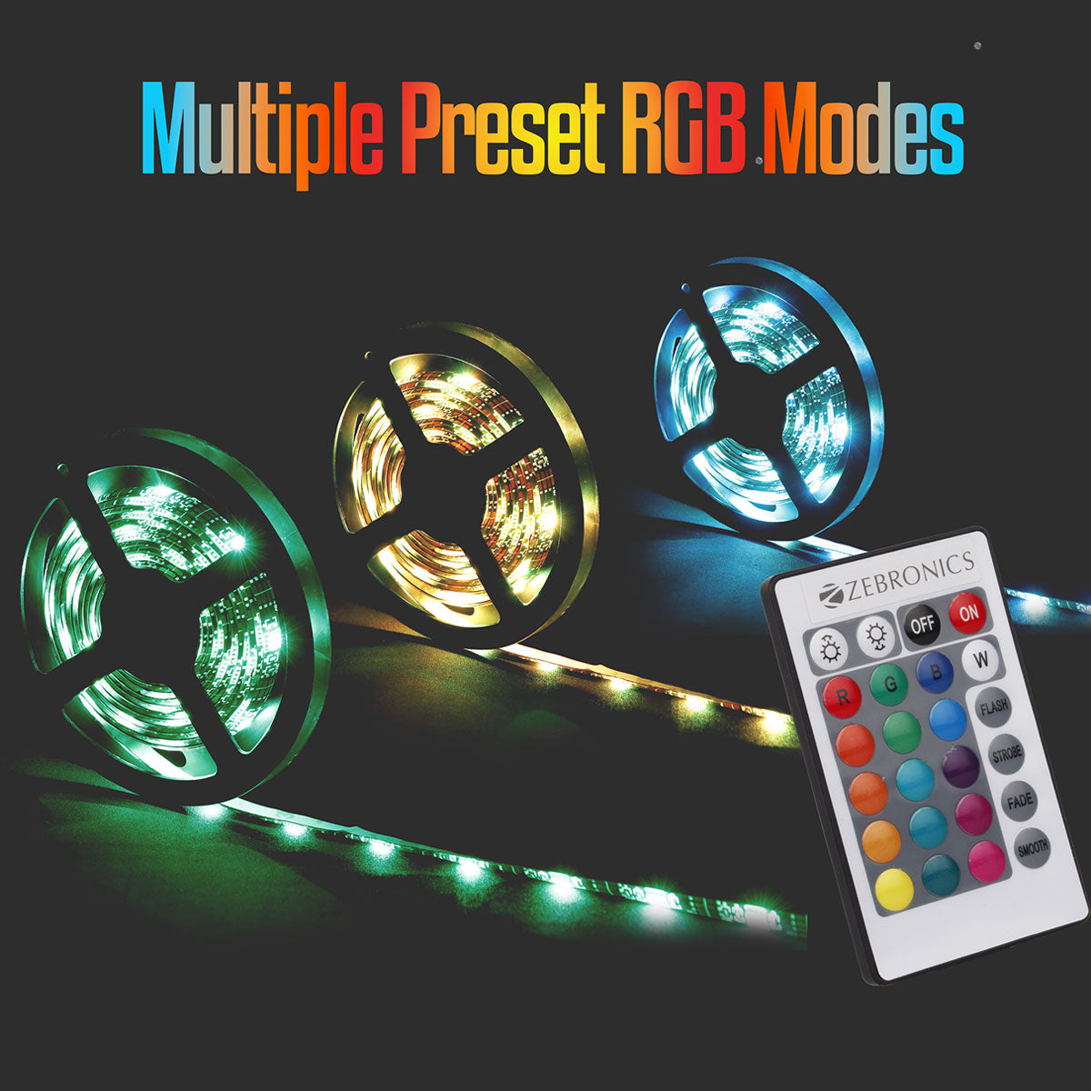 ZEB-LS10 - RGB LED Strip - Zebronics