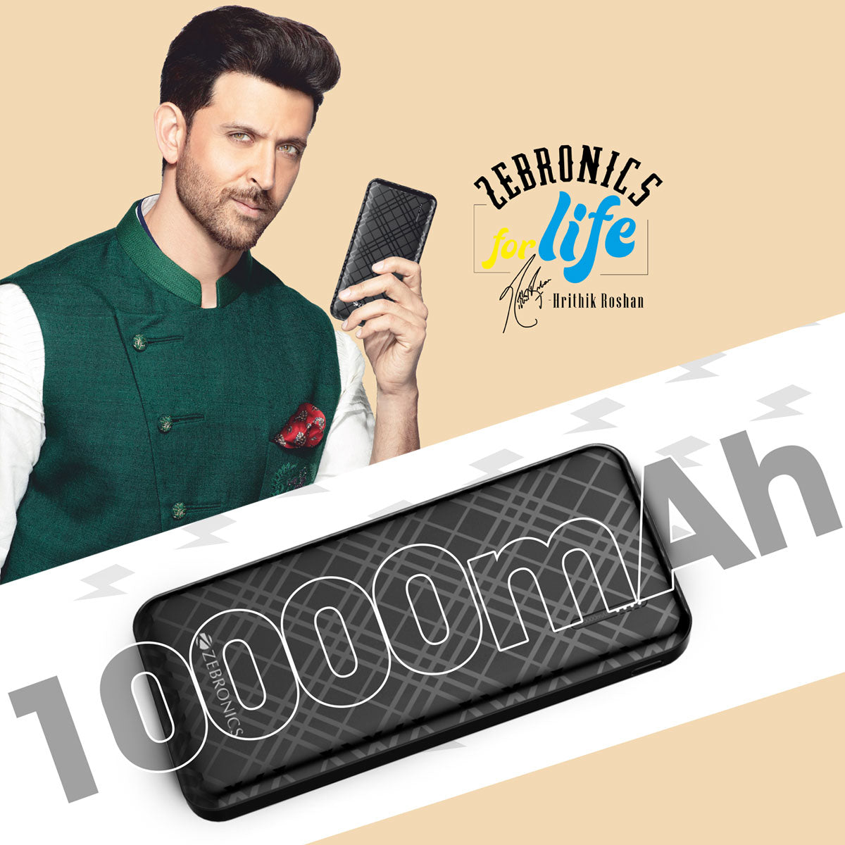 ZEB-MB10000S1 - Power Bank - Zebronics
