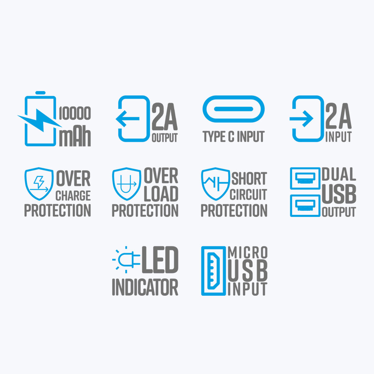 Zeb-MB10000S2 - Power Bank - Zebronics