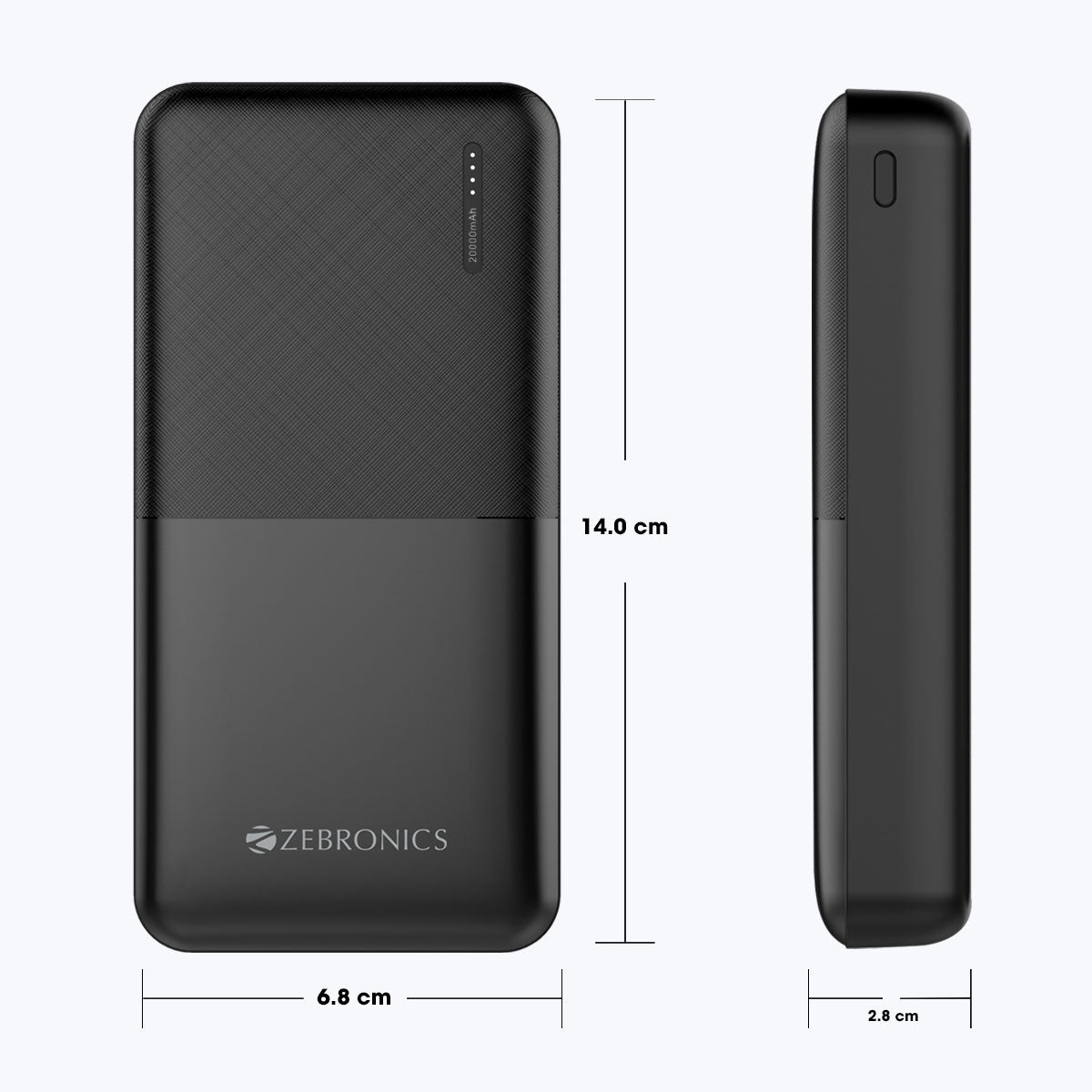 Zeb-MB20000R3 - Power Bank - Zebronics