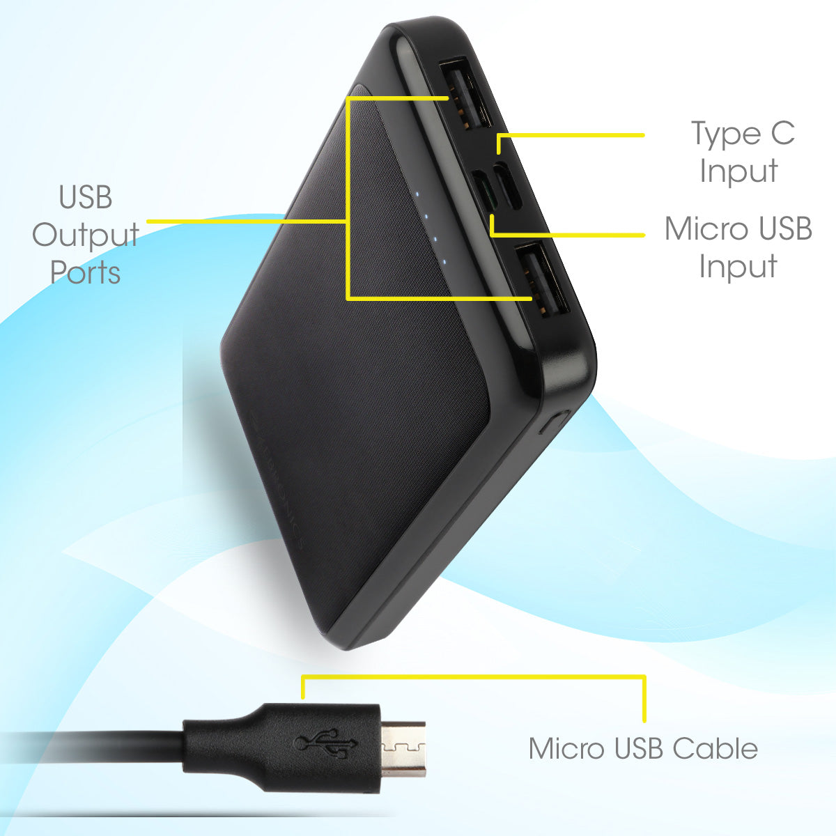 ZEB-MD10000S4 - Power Bank - Zebronics