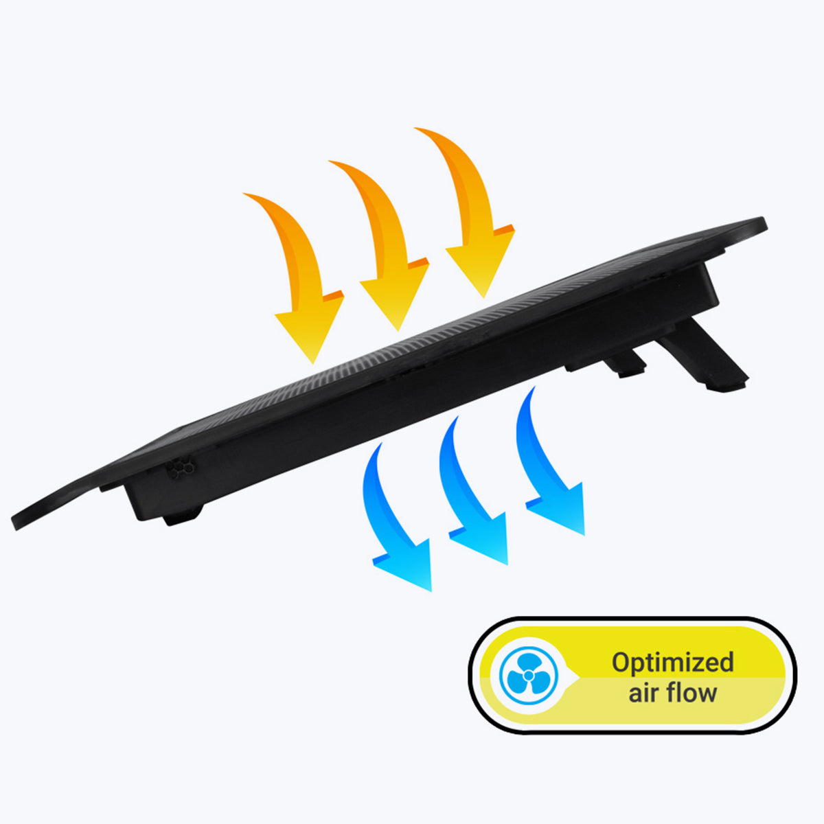 Zeb-NC1200 - Laptop cooling pad- Zebronics