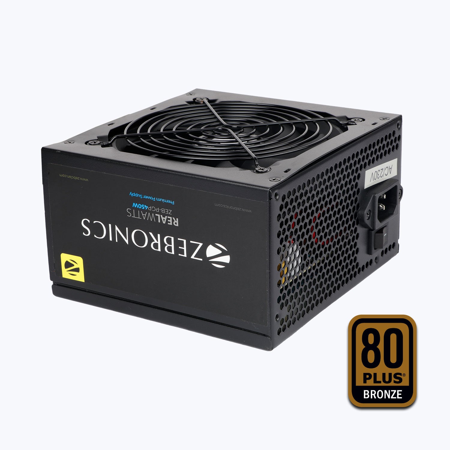 Zeb-PGP450W-(80 Plus - Premium power-supply - zebronics