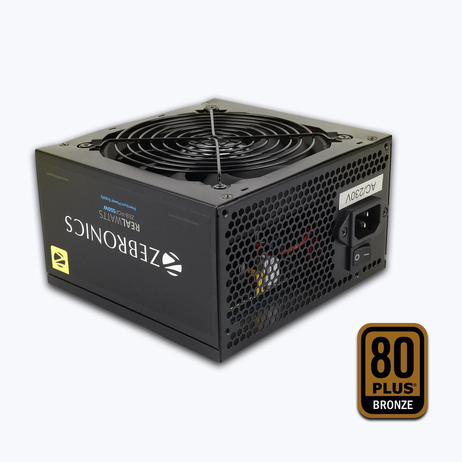 Zeb-PGP550W (80 Plus) - Premium Power Supply - Zebronics