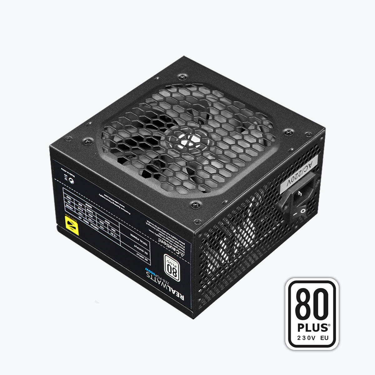 ZEB-PGP600W (80 Plus) - Premium Power Supply - Zebronics