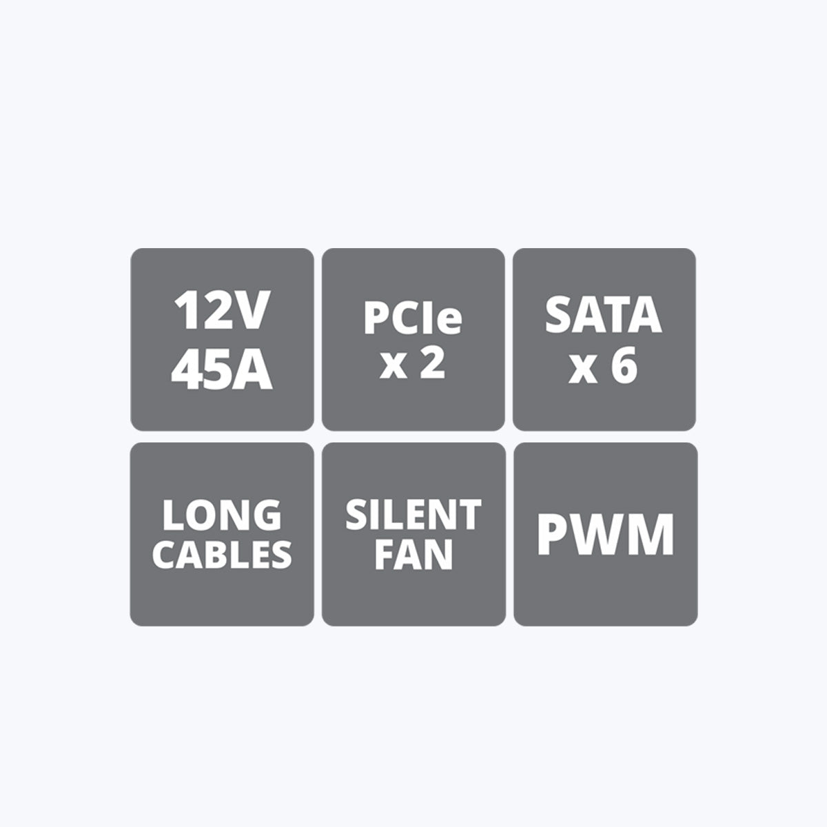 ZEB-PGP600W (80 Plus) - Premium Power Supply - Zebronics