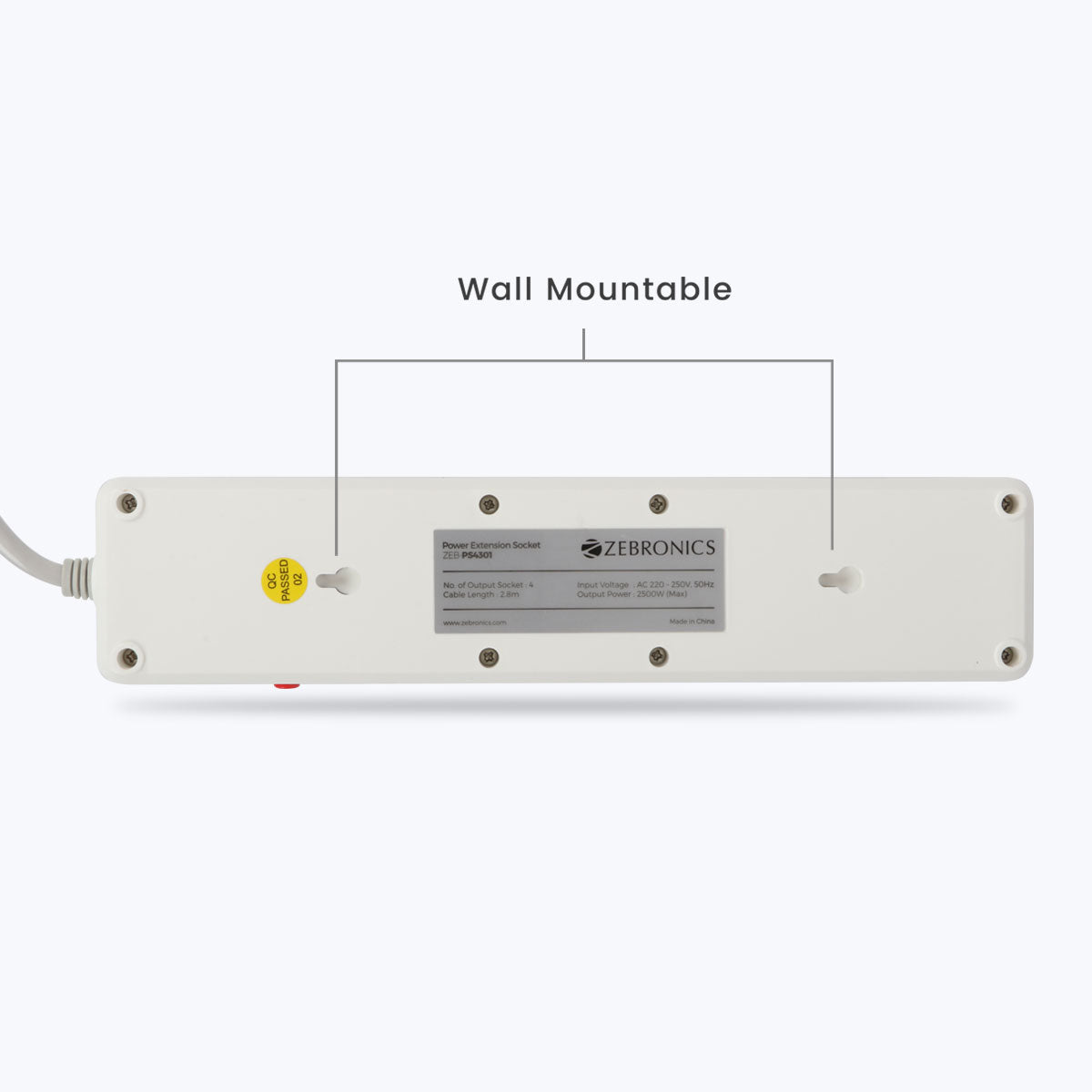 ZEB PS4301 - Power \Extension Strip - Zebronics