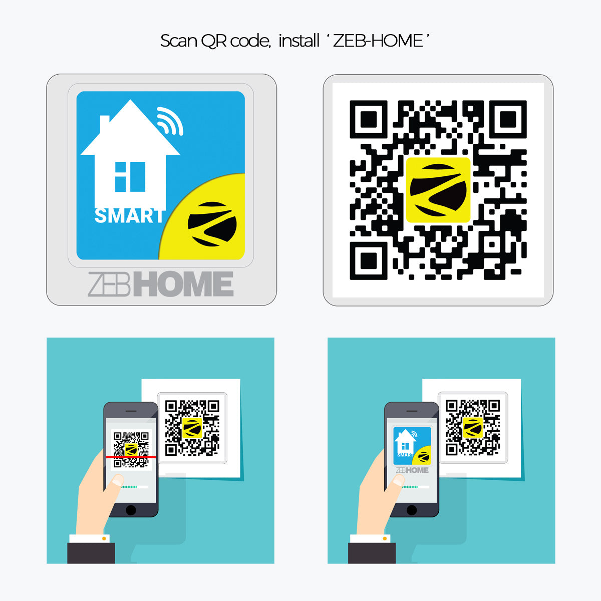 Zeb-Smart Cam 100 - Smart WiFi Camera - Zebronics