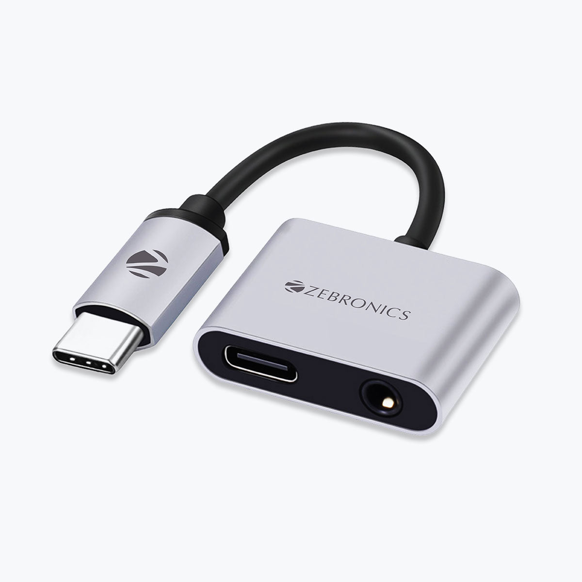 Zeb TA100AP - 2 in 1 USB Type C Multiport Adapter - Zebronics