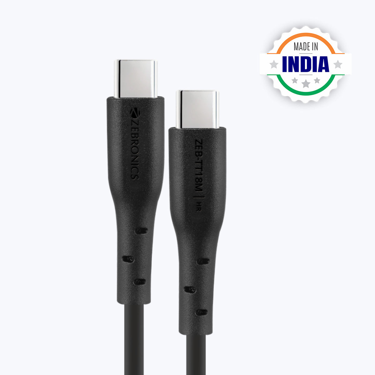 ZEB-TT18M - Type C to Type C Cable - Zebronics