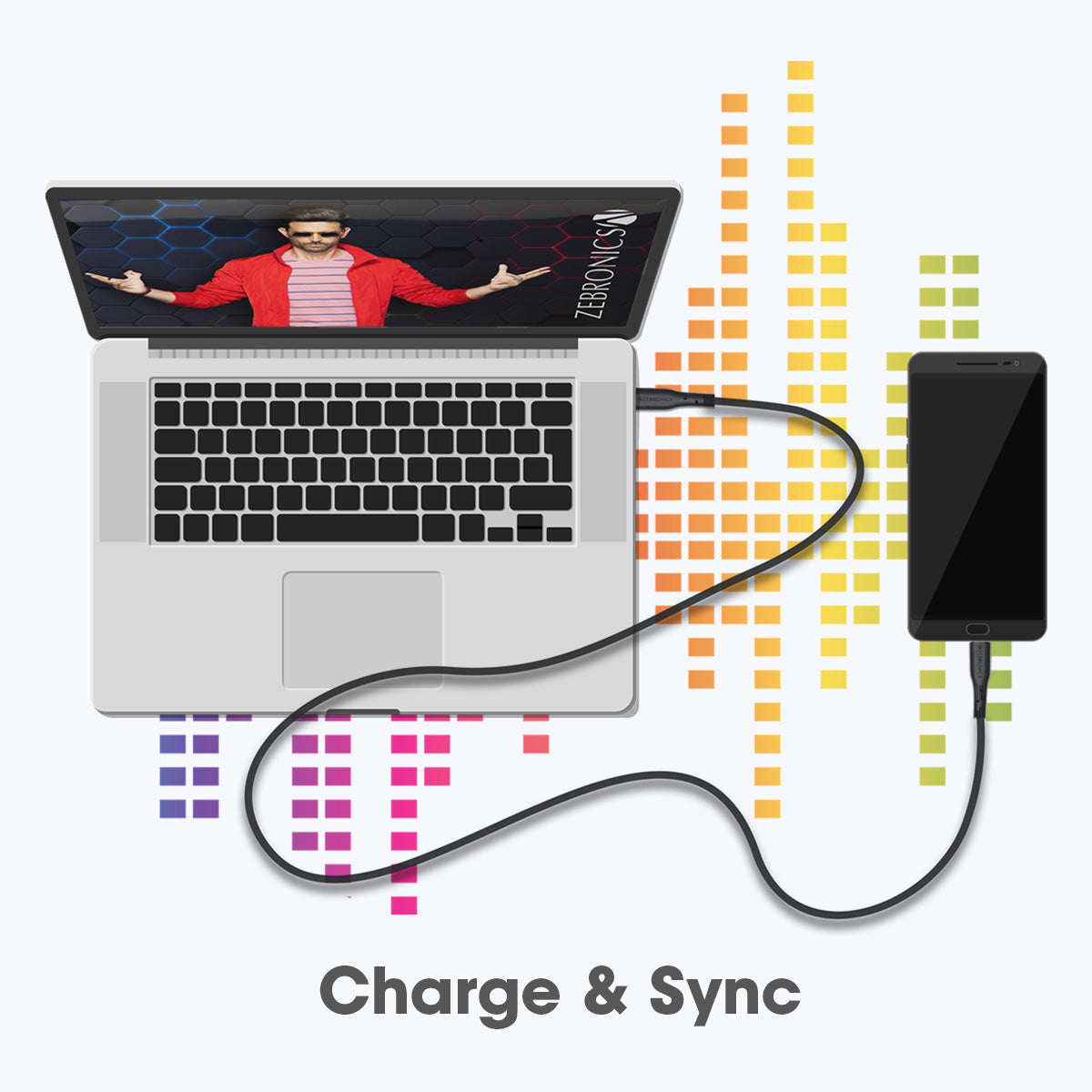 ZEB-TT18M - Type C to Type C Cable - Zebronics