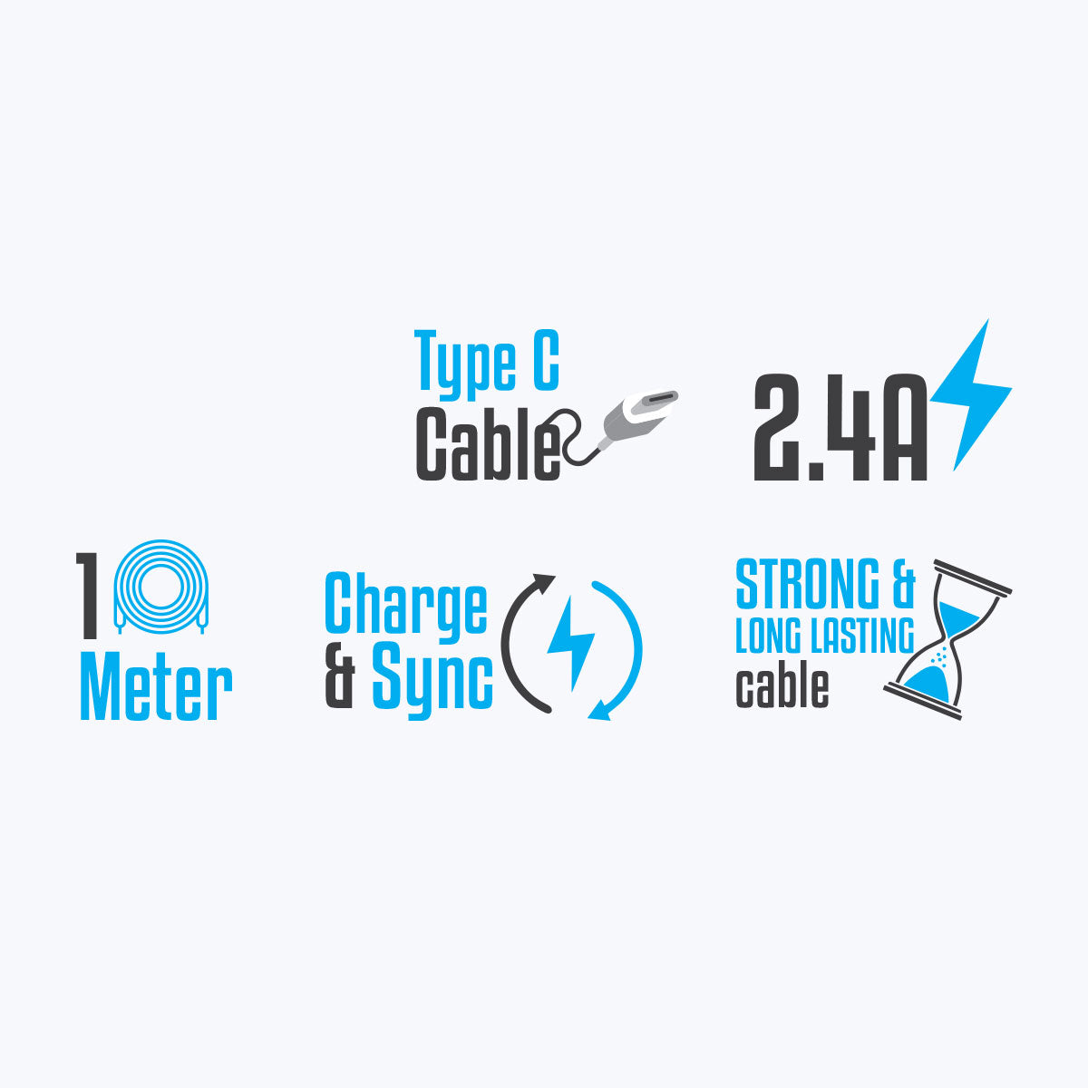 ZEB-UCS120 - Type C Cable - Zebronics