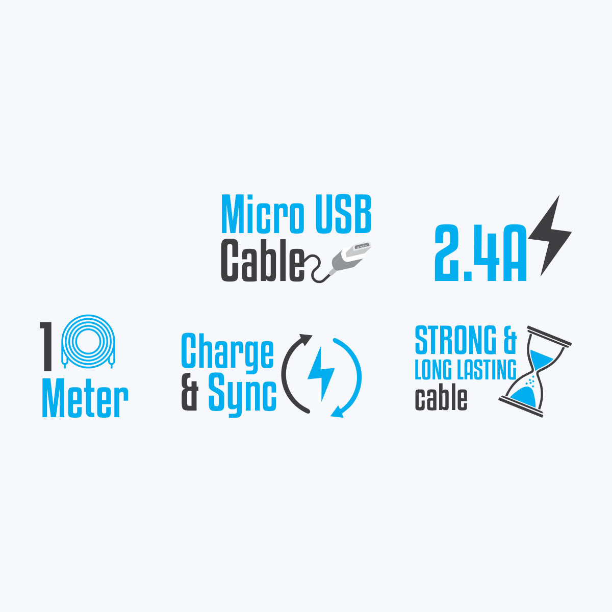 ZEB-UMS120 - Micro USB Cable - Zebronics