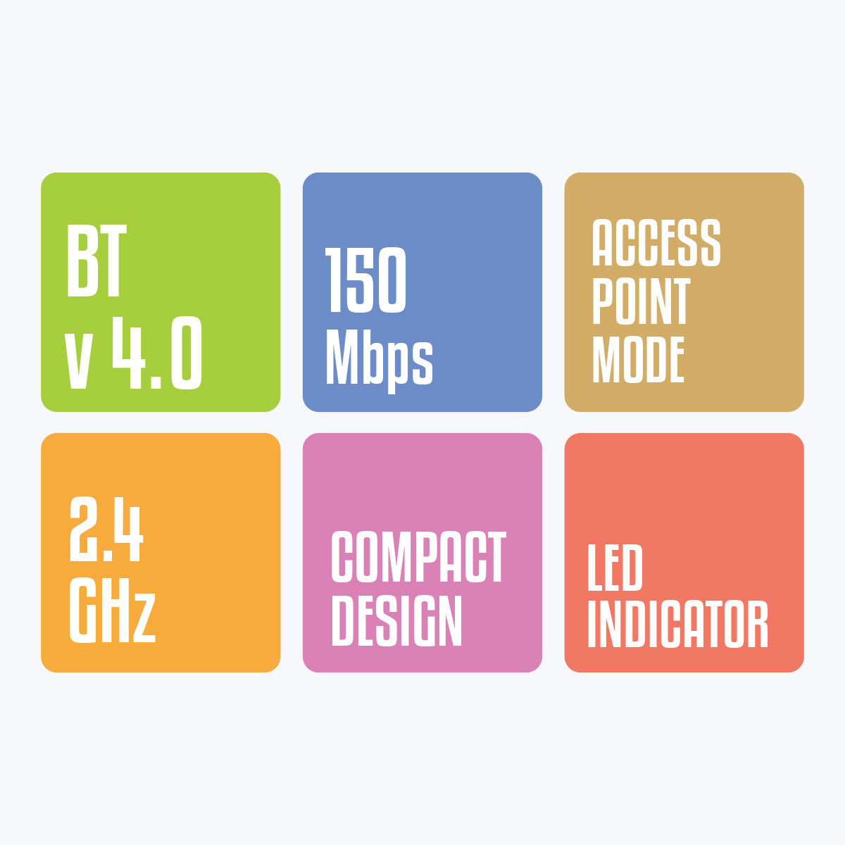 ZEB-USB150WFBT WiFi & BT USB Adapter - Zebronics