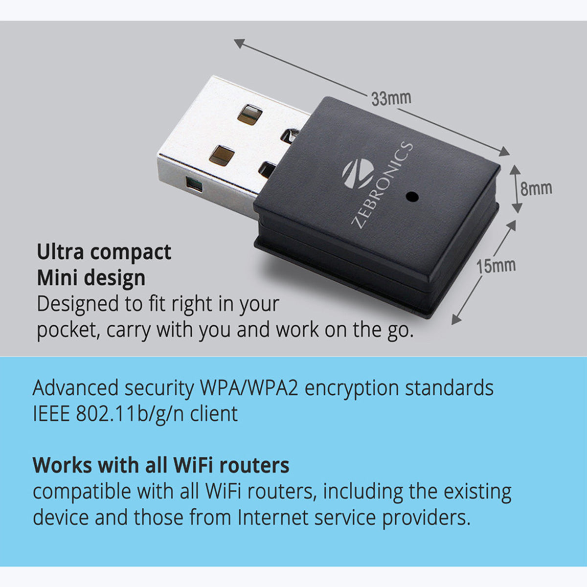 Zeb-USB300WF - USB Device - Zebronics