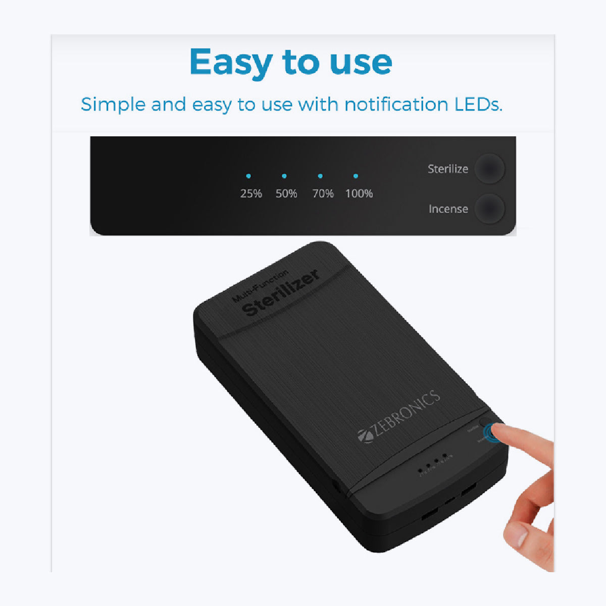 Zeb-UVS500 - Multifunction UV Sterilizers - Zebronics