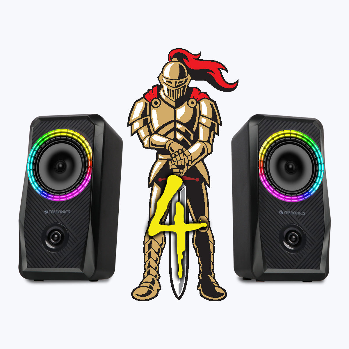 Zeb-Warrior 4 - 2.0 Speaker - Zebronics