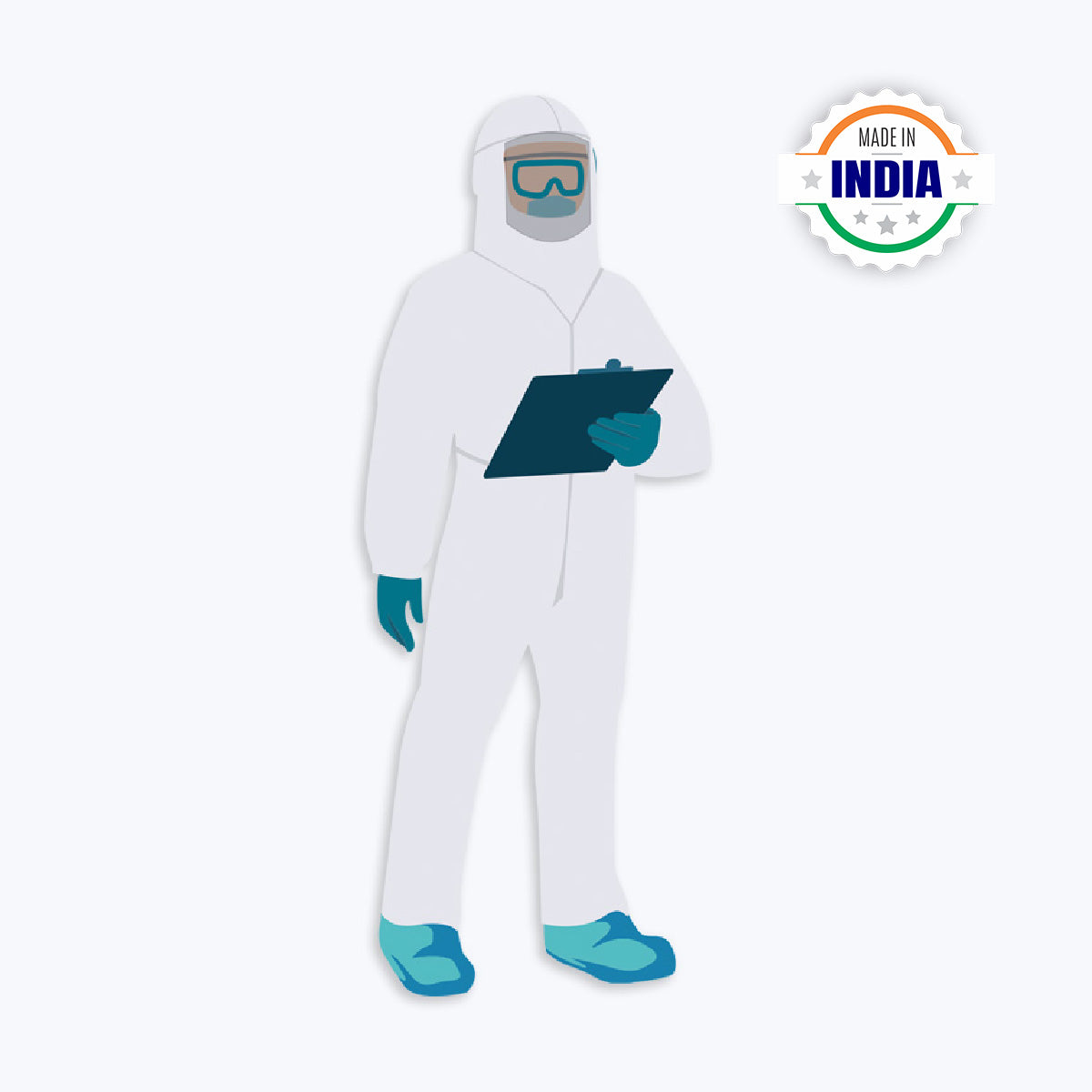 Zeb-Isolation Kit - PPE Kit - Zebronics