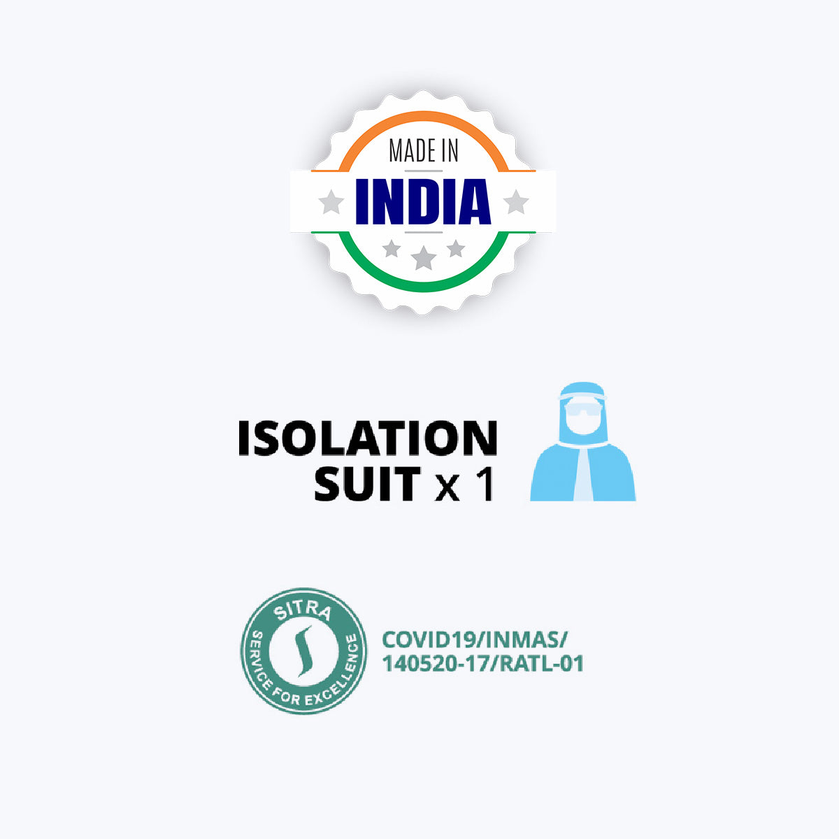 Zeb-Isolation Kit - PPE Kit - Zebronics