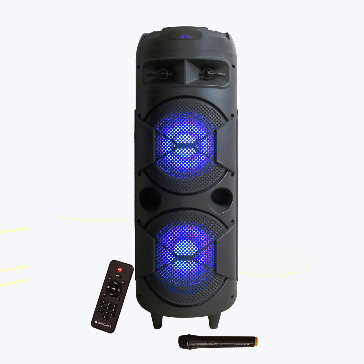 ZEB-450 Moving Monster 2X8L - Trolley Speaker - Zebronics