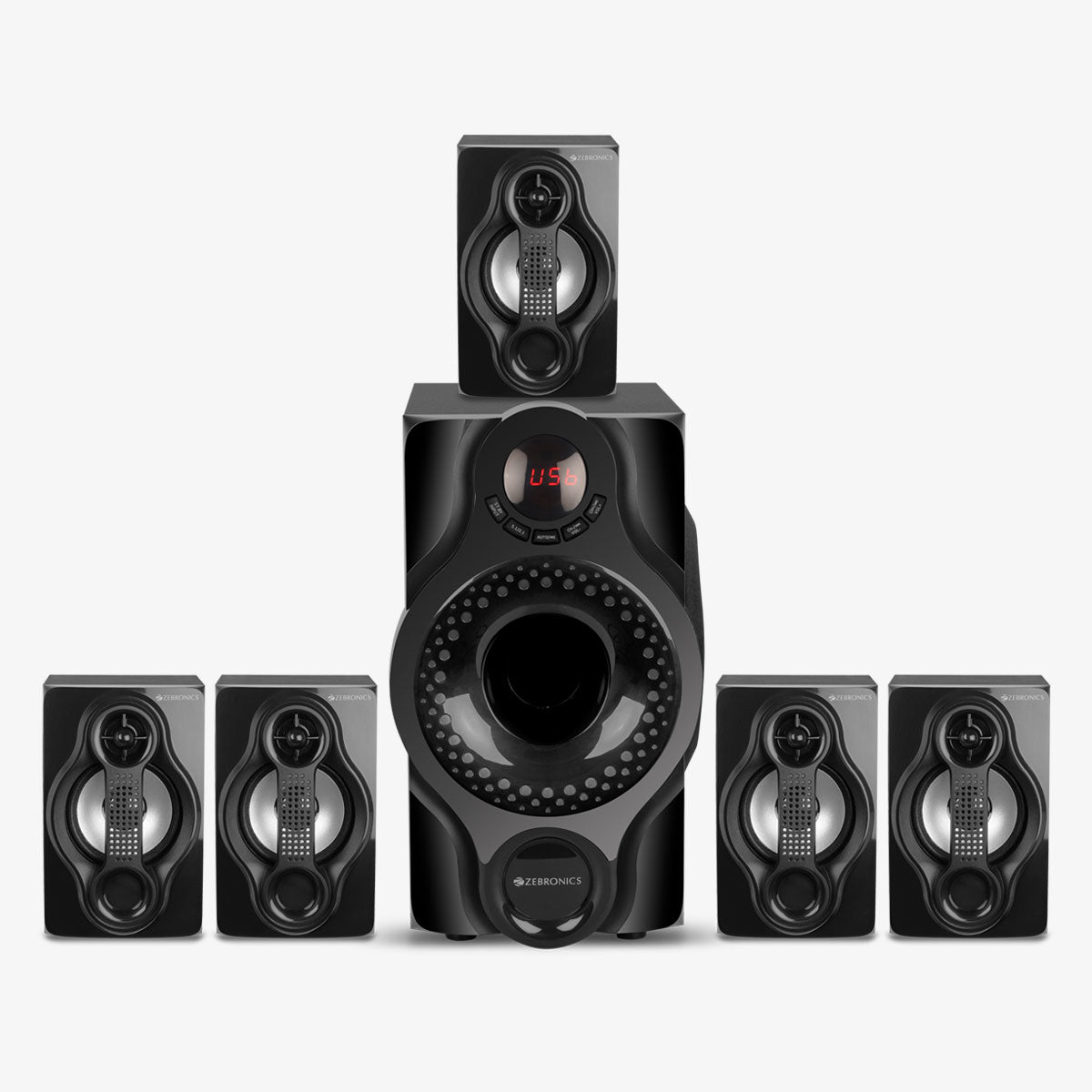 Zeb-BT7590RUCF - 5.1 Speakers - Zebronics