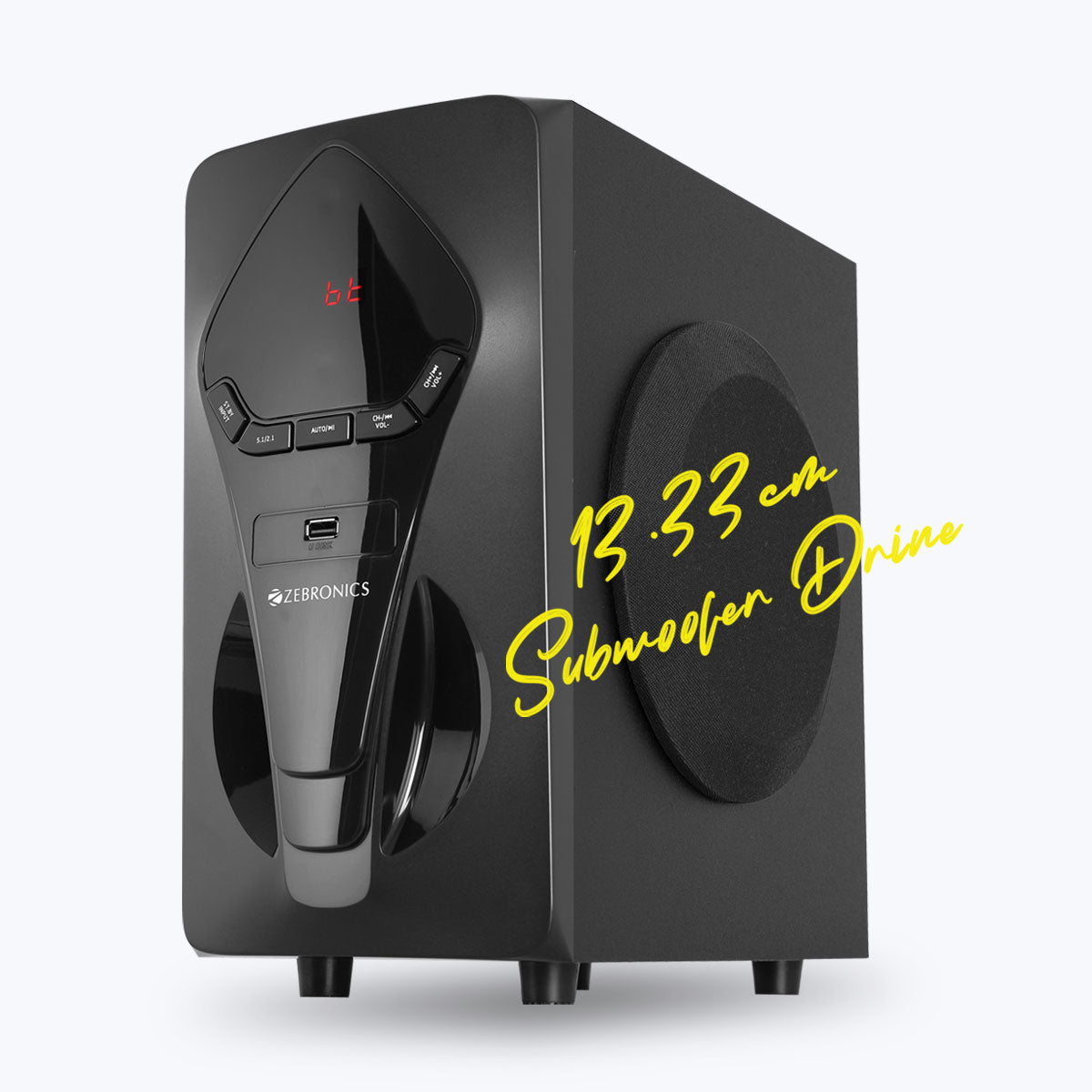 Zeb-BT7591RUCF - 5.1 Speakers - Zebronics - Subwoofer driver