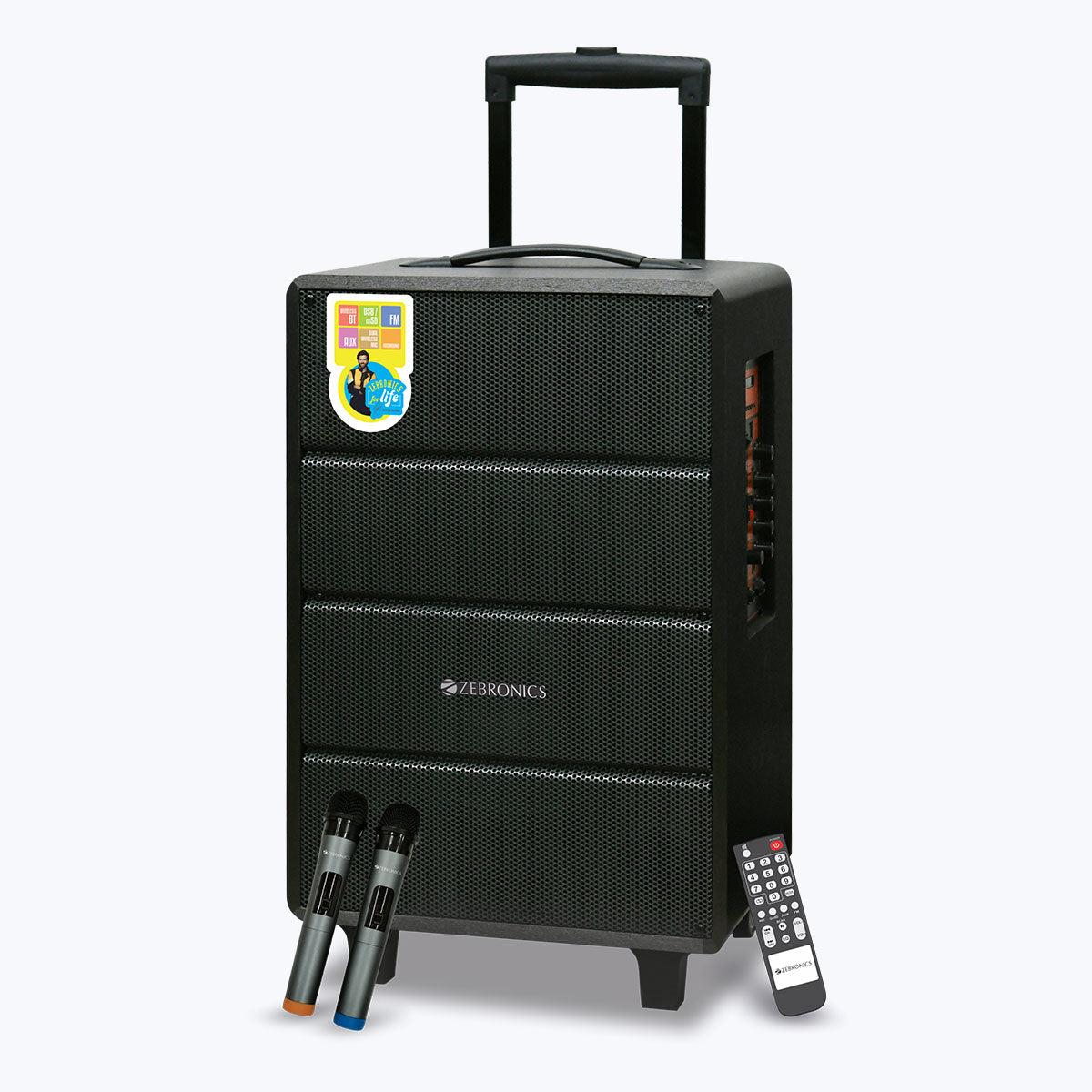 Zebronics Banjo(ZebMonster Pro 2X12L2) Trolley DJ speaker