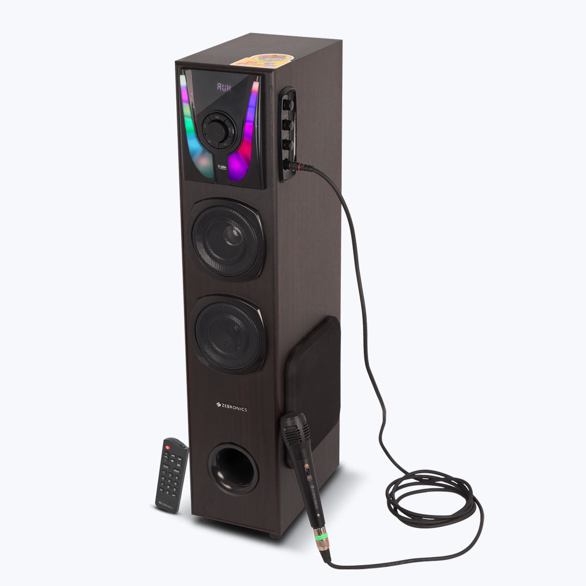 Zebronics Blasto Tower Speaker 95W, 3-way, LED display