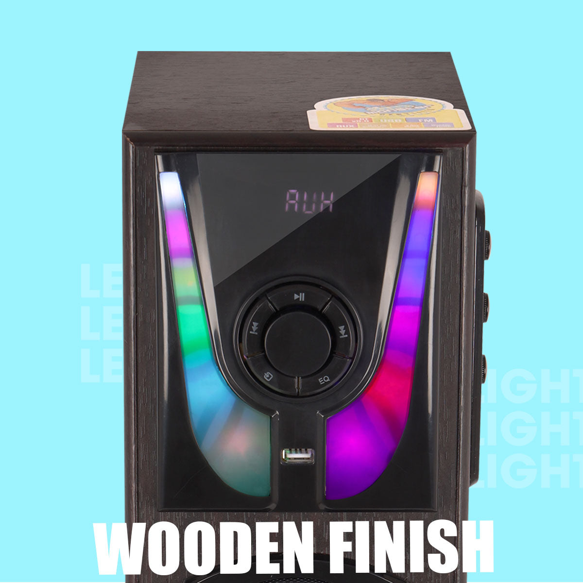 Zeb-Blasto - Tower Speaker - Zebronics - Wooden finish