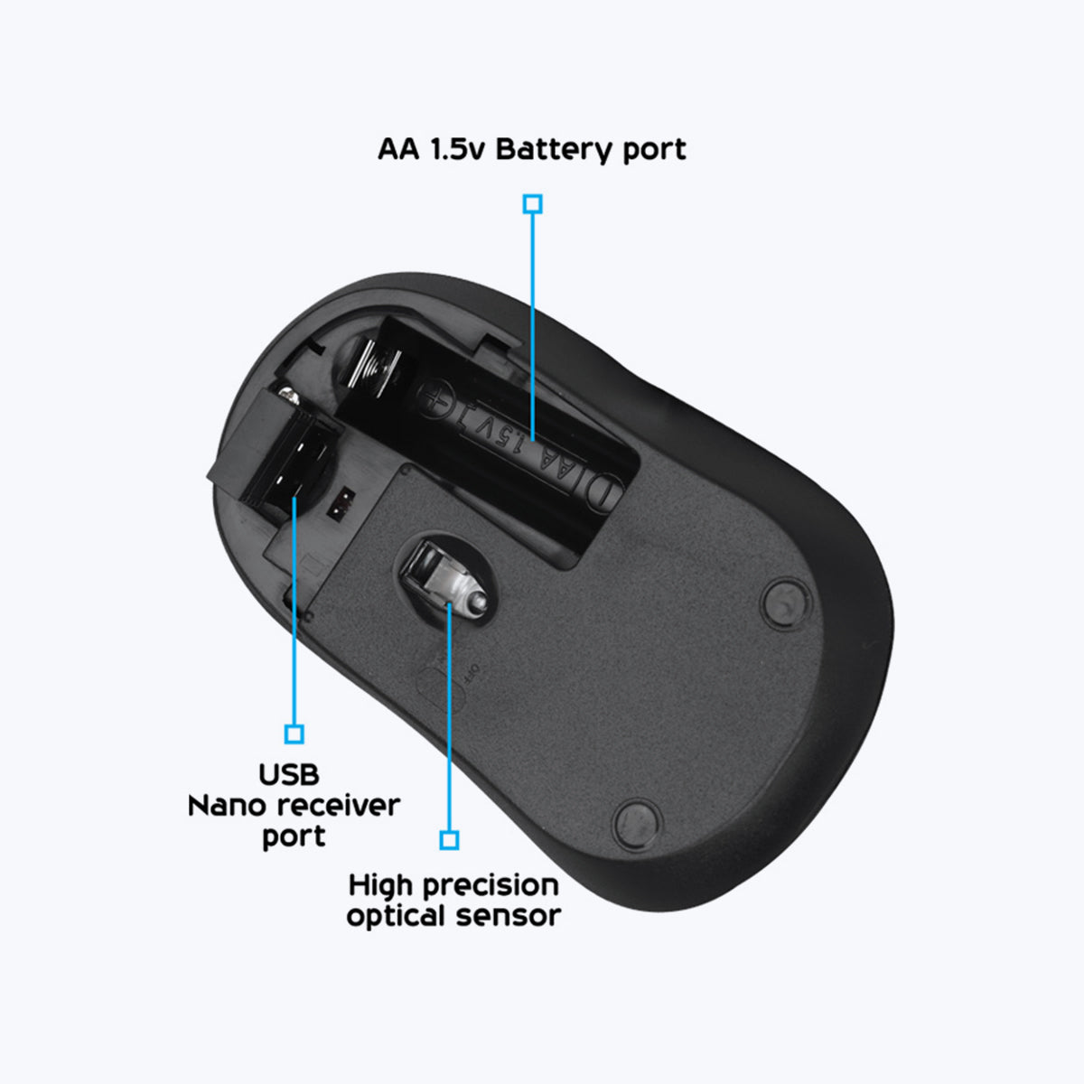 Zeb-Bold - Wireless Mouse - Zebronics