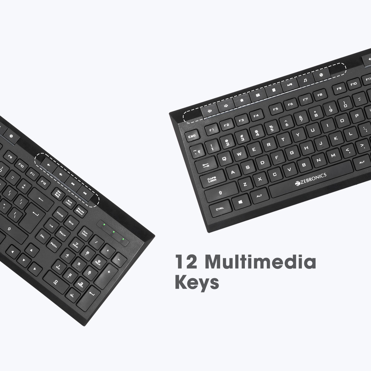 Zeb-Companion 109 -  Keyboard and Mouse Combo - Zebronics