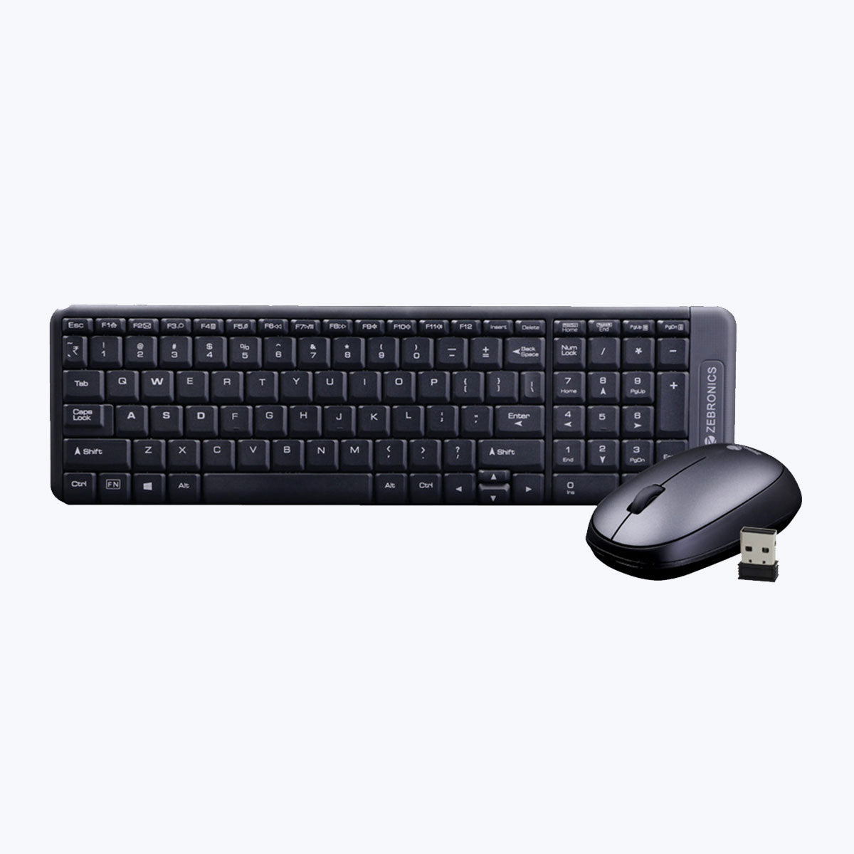 Zeb-Companion 104 - Wireless Keyboard and Mouse Combo - Zebronics