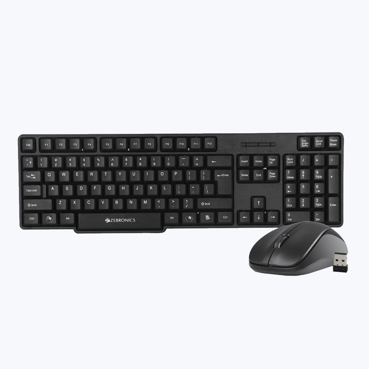 Zeb-Companion 107 -  Keyboard and Mouse Combo - Zebronics