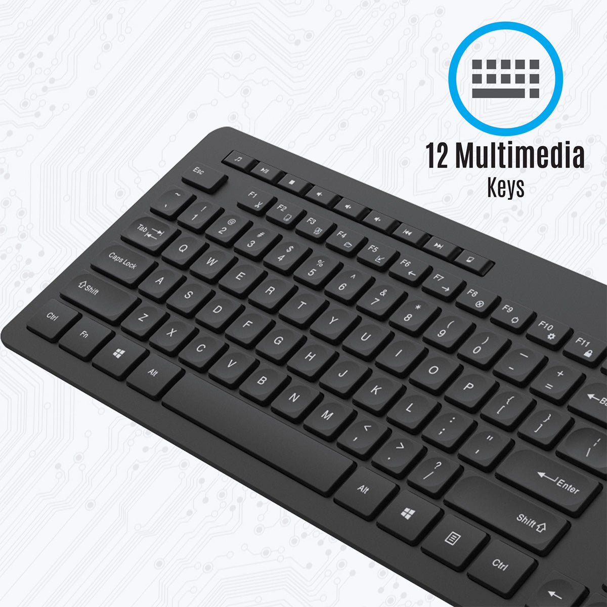 Zeb-Companion 500 - Keyboard and Mouse Combo - Zebronics