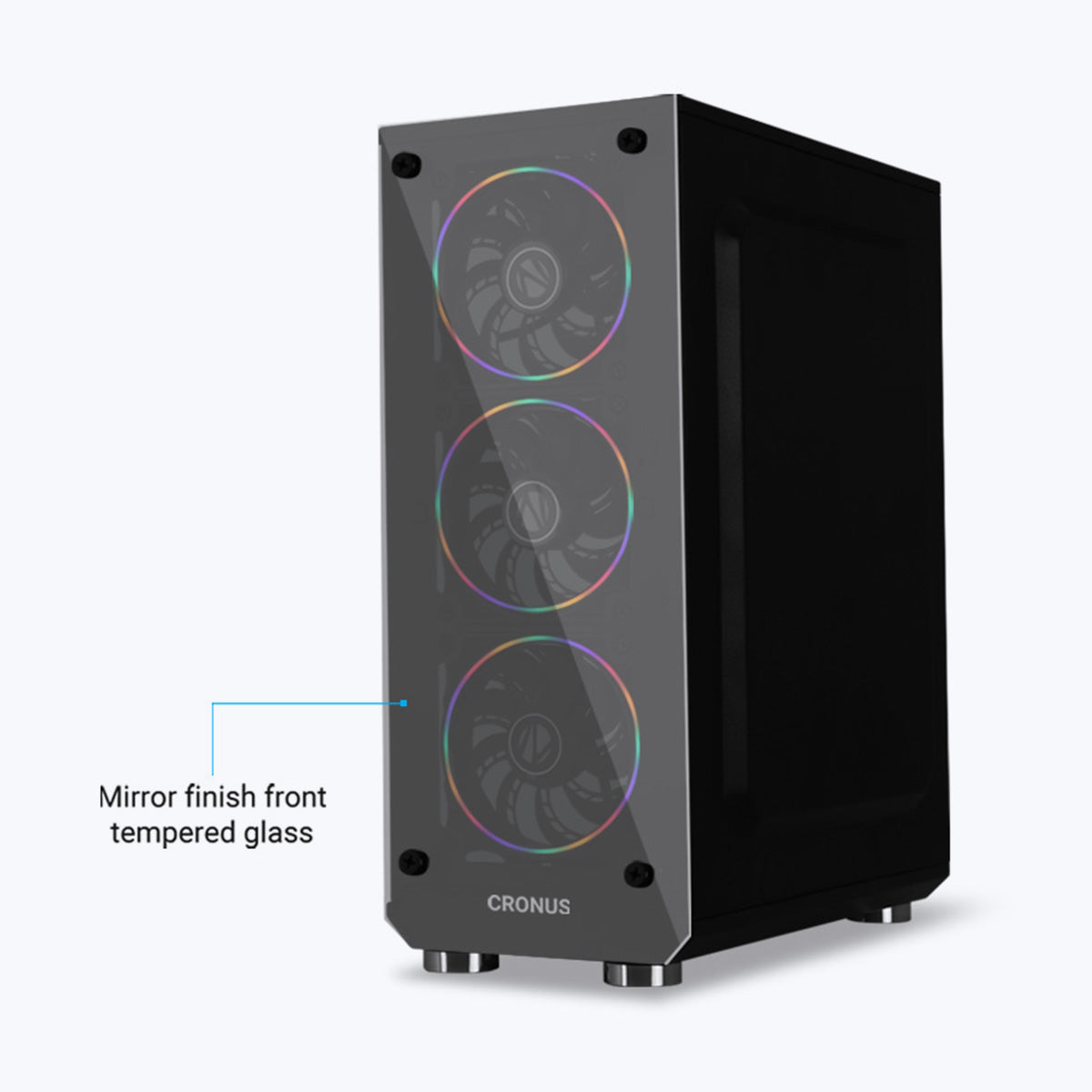 Zeb-Cronus - Premium Gaming Cabinet - Zebronics