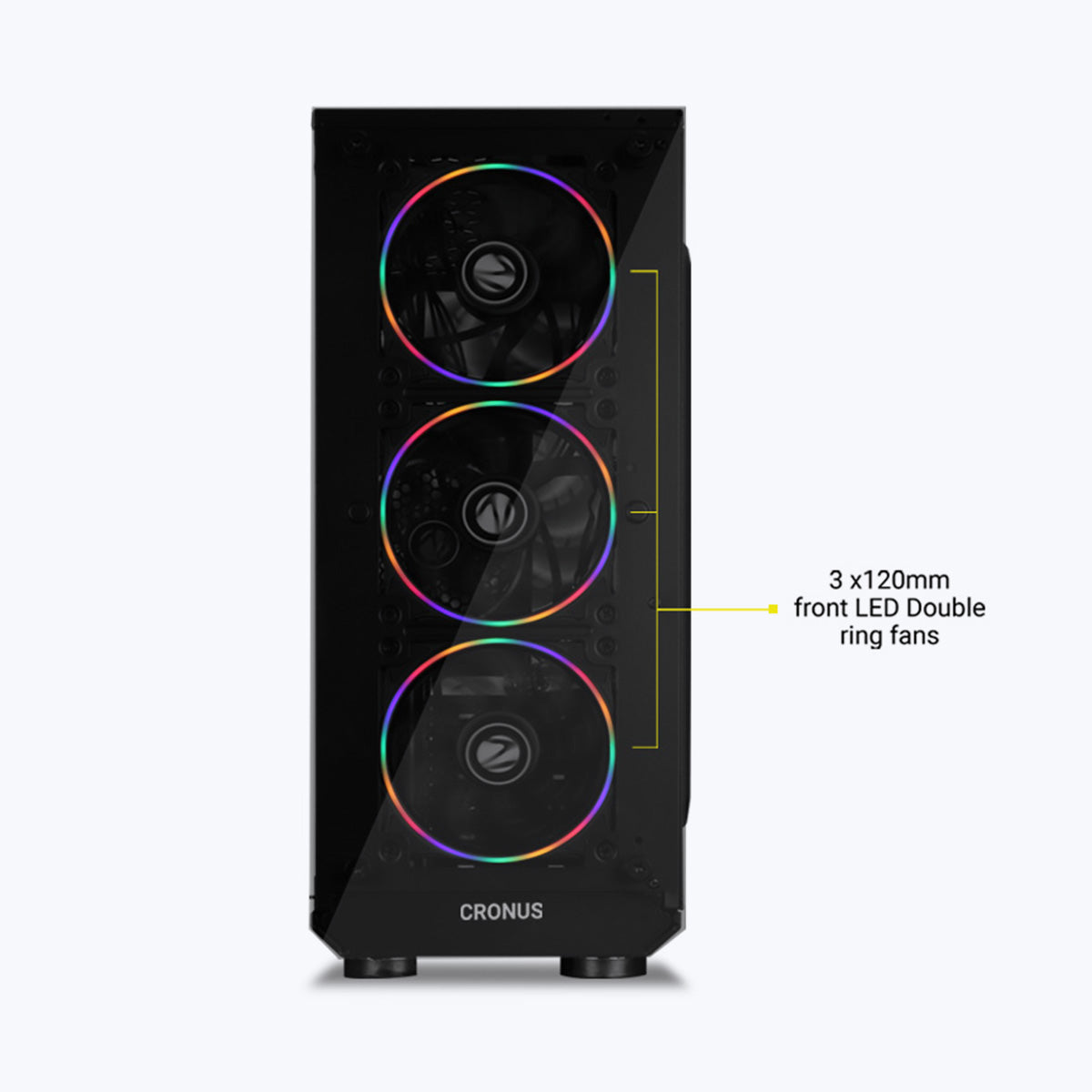 Zeb-Cronus - Premium Gaming Cabinet - Zebronics