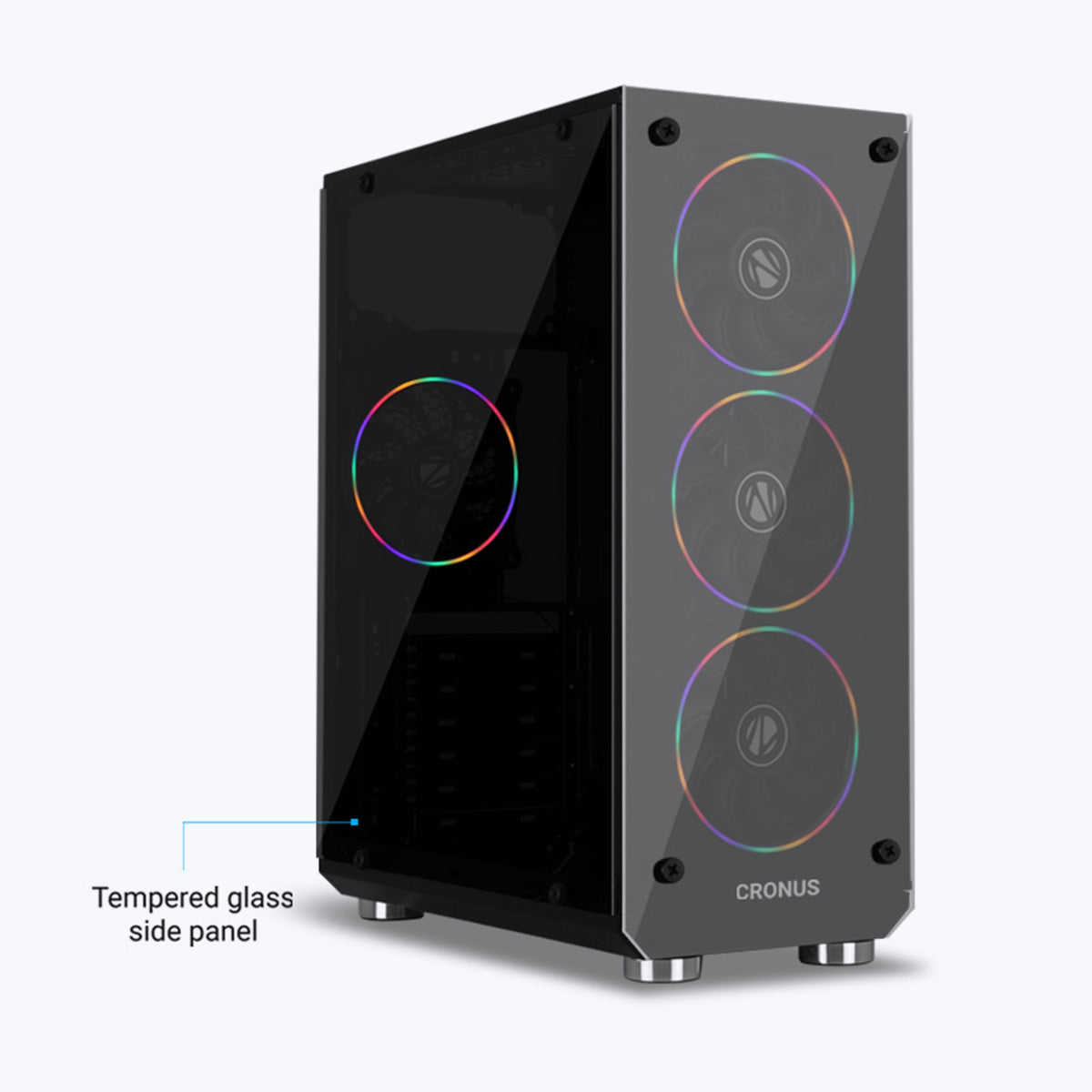 Zeb-Cronus - Premium Gaming Cabinet - Zebronics