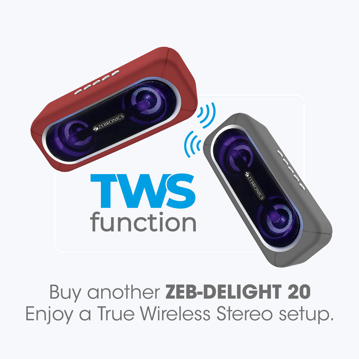 Zebronics - Zeb delight 20 - Wireless Speaker