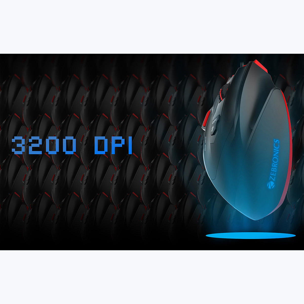 Zeb-Groza - Premium Gaming Mouse - Zebronics