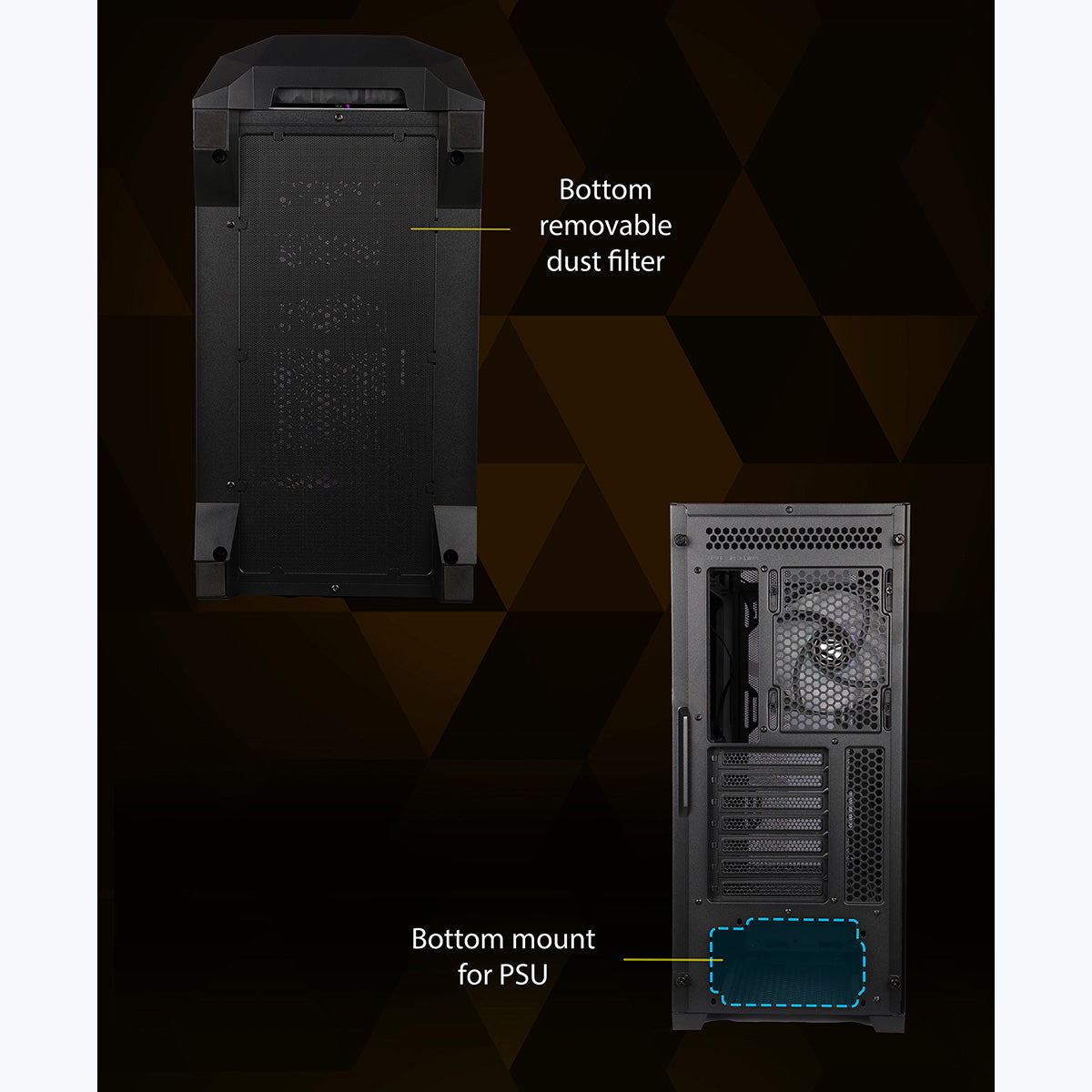 Zeb-Ironside (ZEB-872B) - Premium Gaming Cabinets - Zebronics