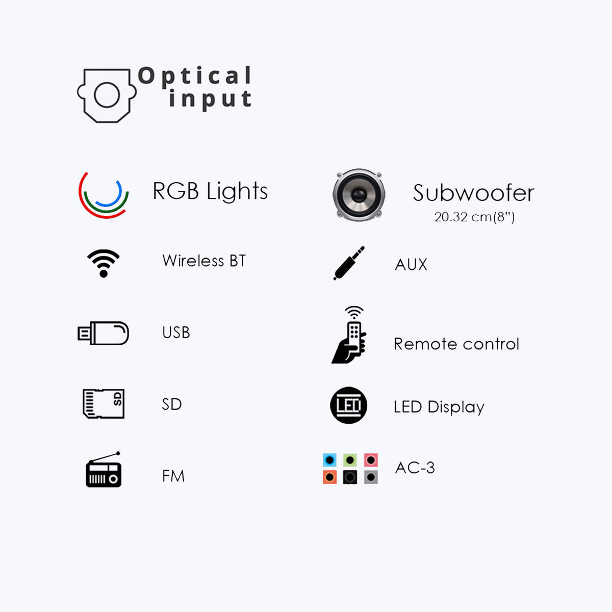 Zeb-Josh BTRUCFO - 5.1 Speaker - Zebronics