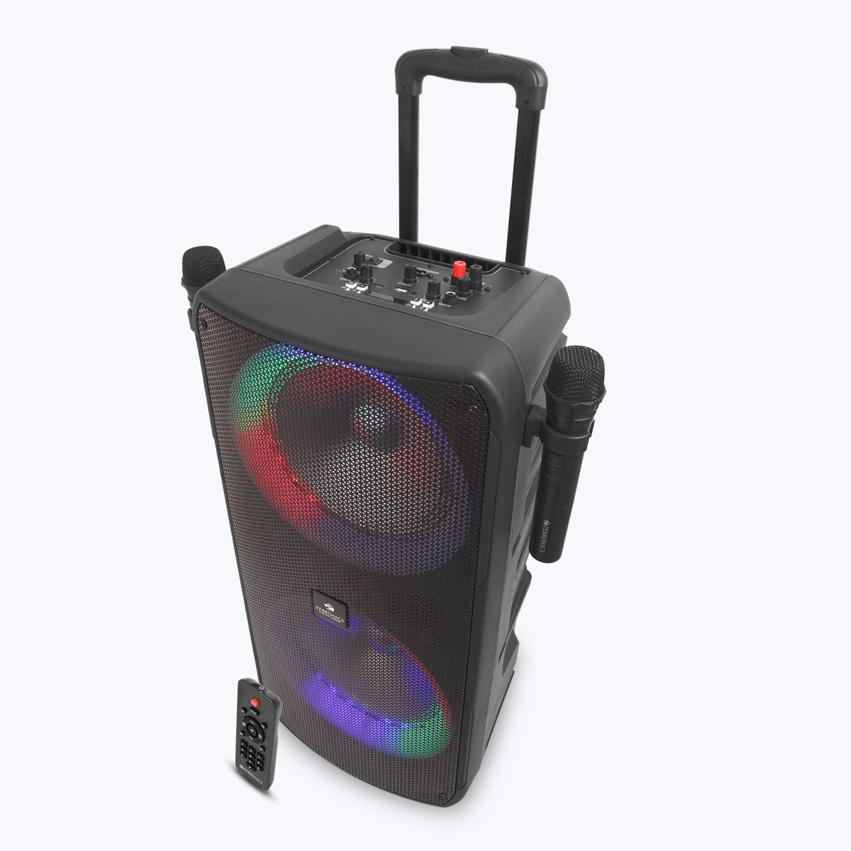 Zebronics Jolt Plus Trolley Speaker 100W, RGB, dual mic