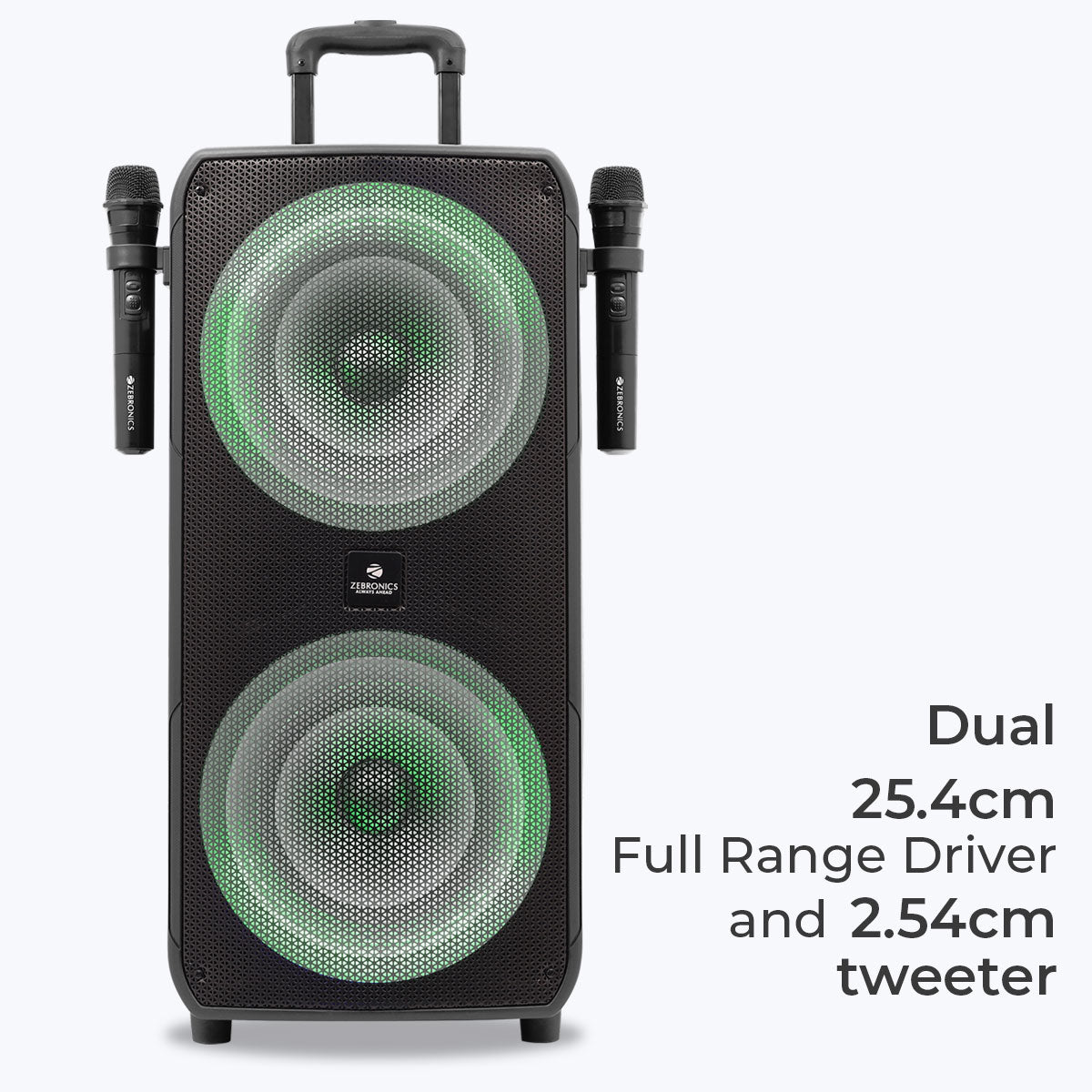 ZEB-Jolt Plus - Trolley DJ Speaker - Zebronics