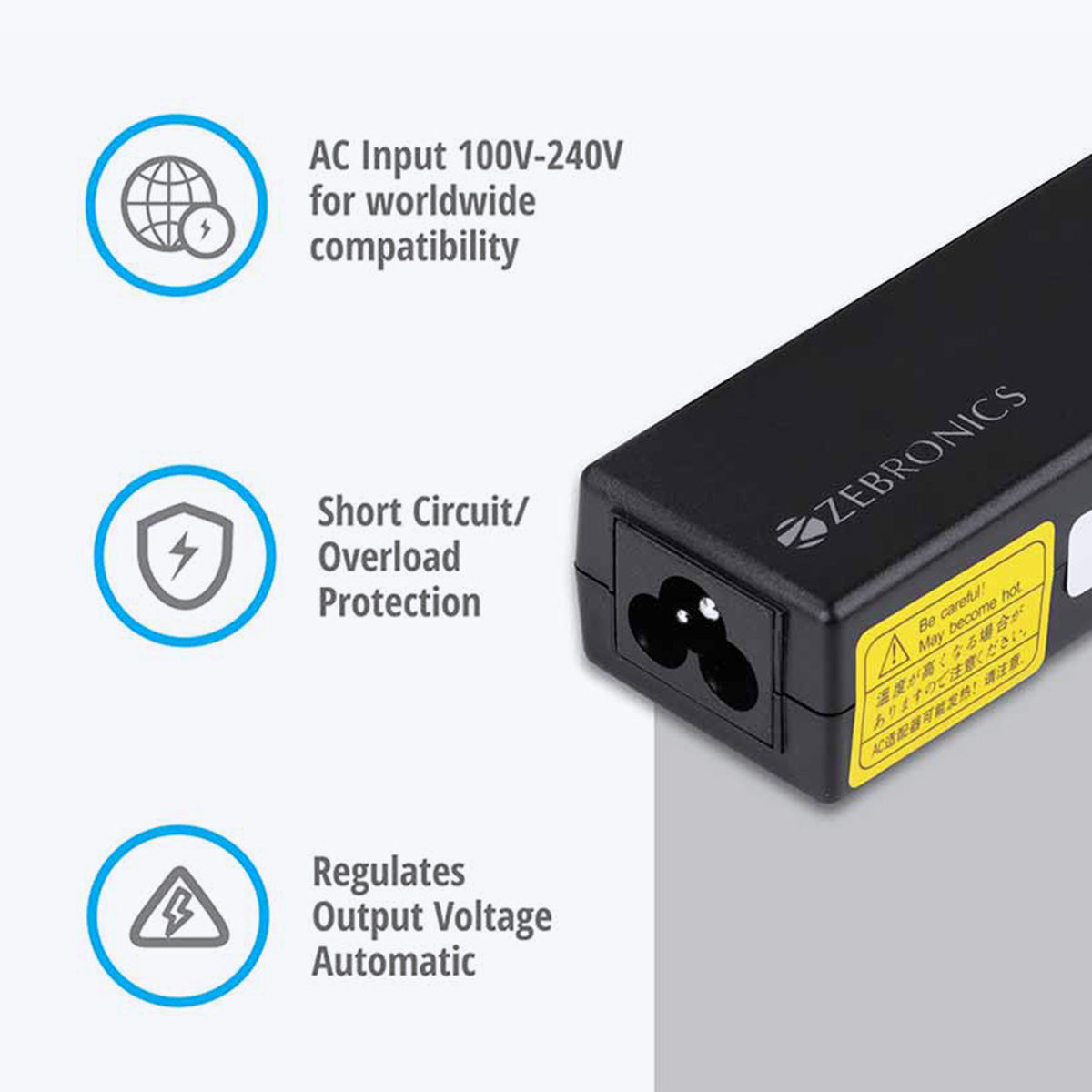 Zeb-LA401319045AS - Laptop AC adapter -Zebronics